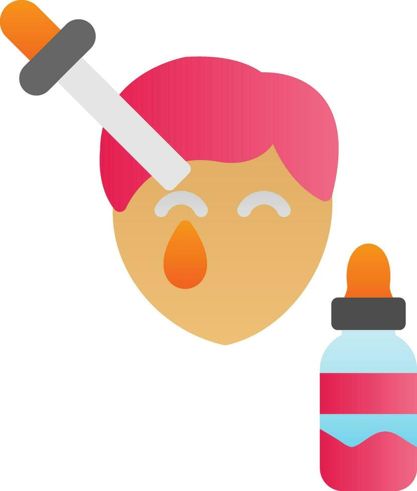 Face Oil Vector Icon Design