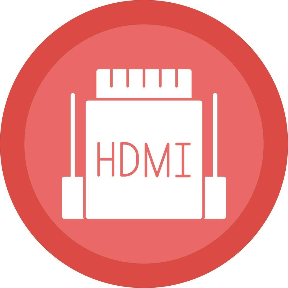 hdmi vector icono diseño