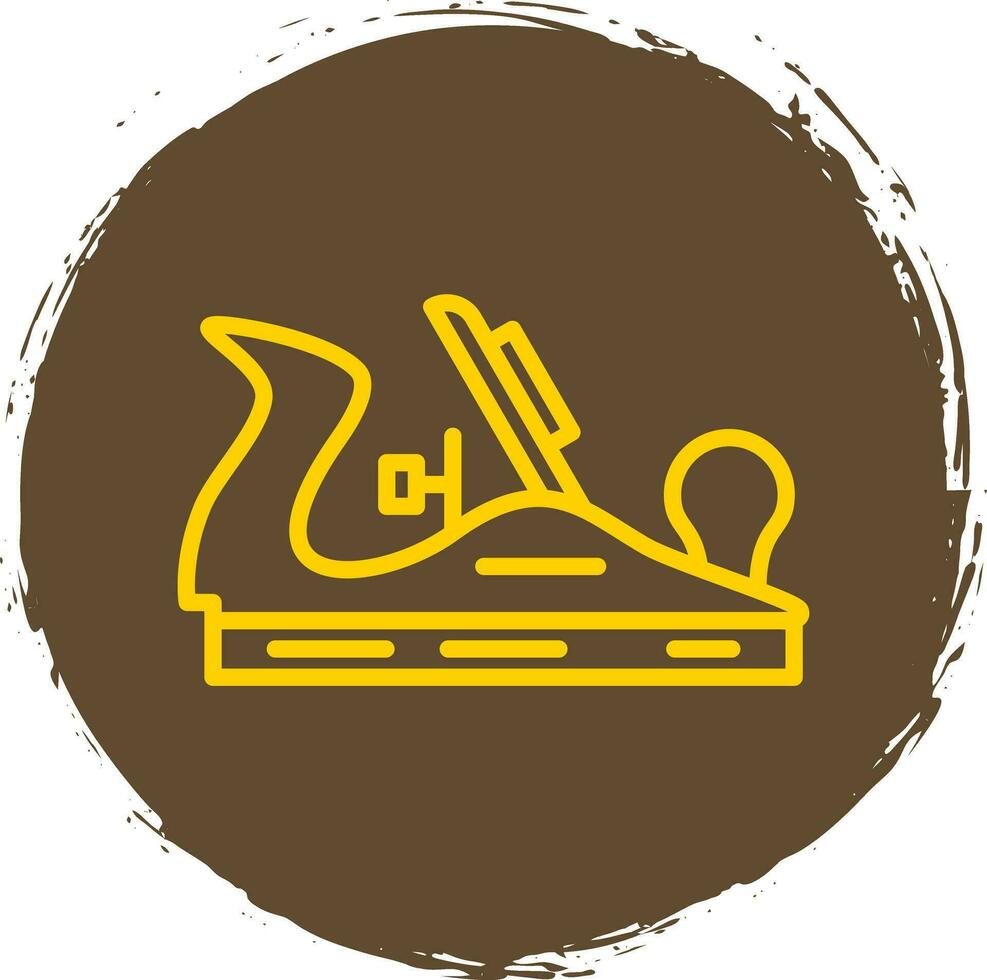 Wood plane Vector Icon Design