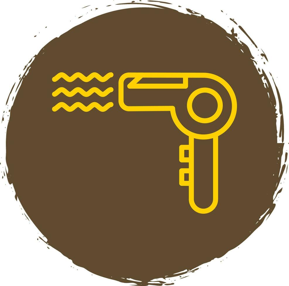 Hair Dryer Vector Icon Design