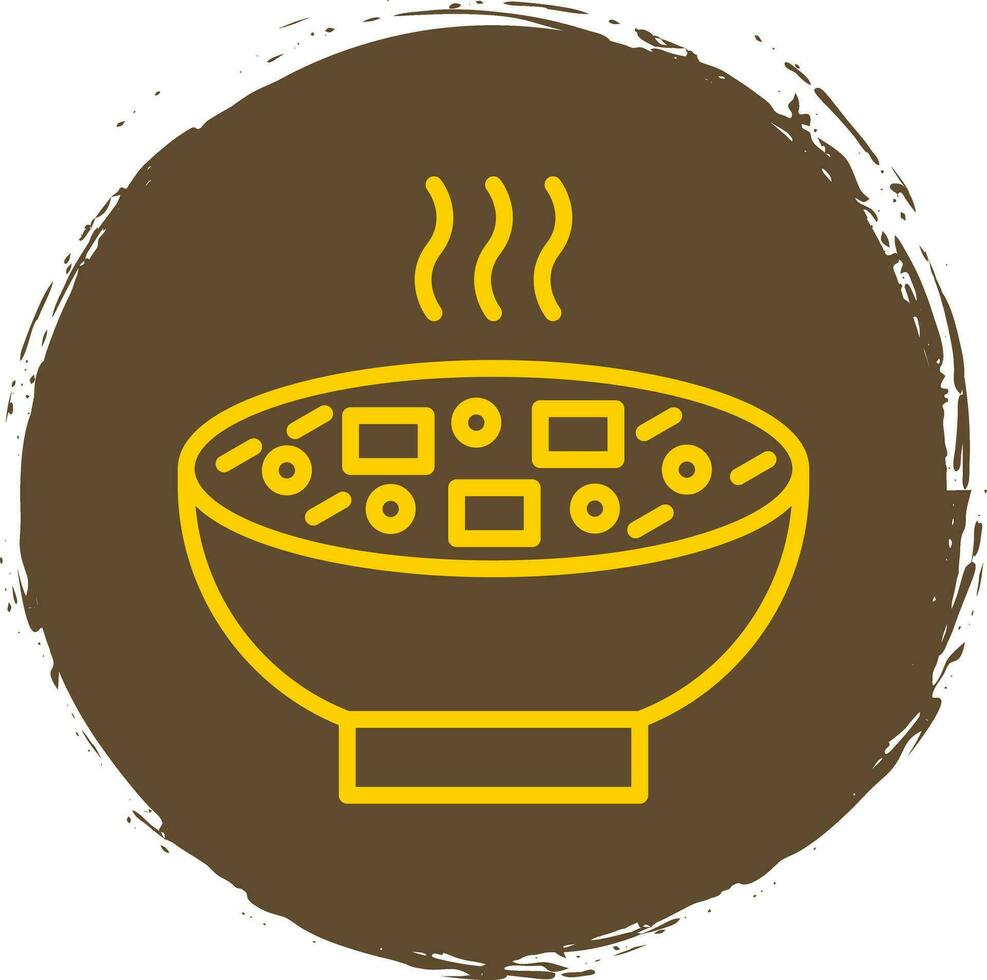 Miso Soup Vector Icon Design