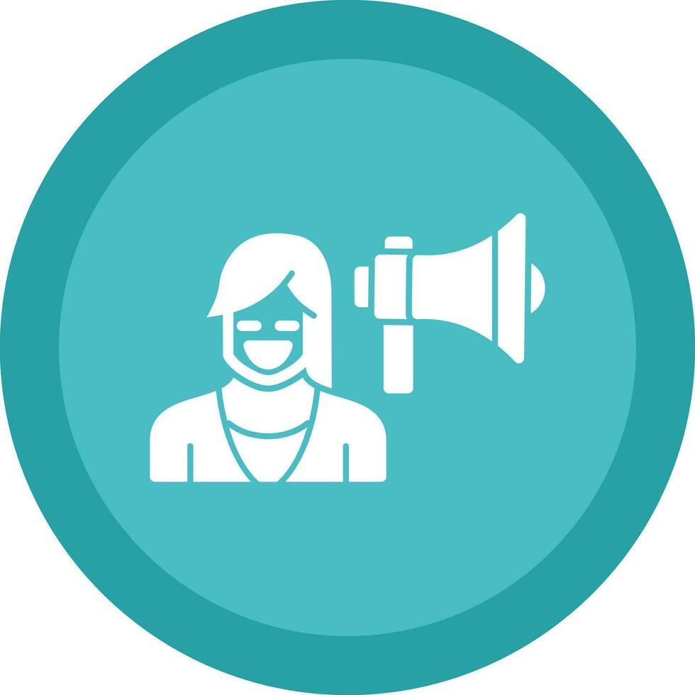 Influencer Vector Icon Design