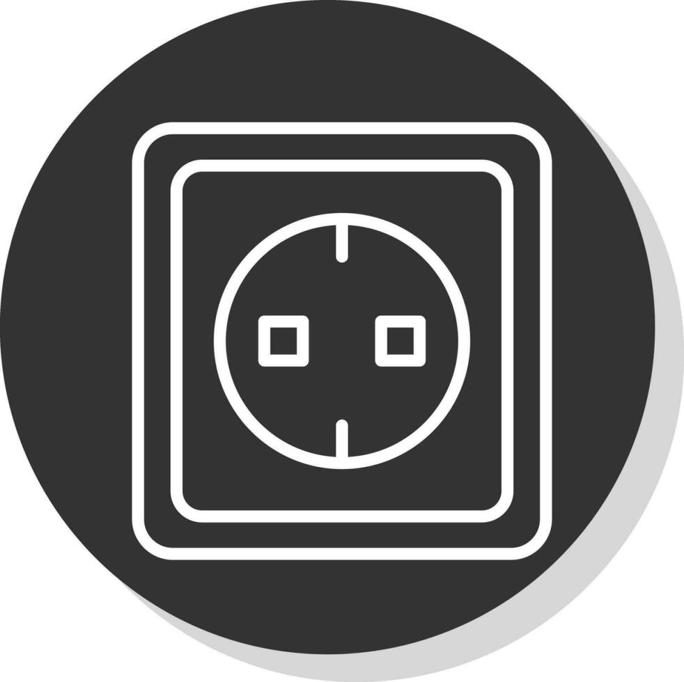 Electric socket Vector Icon Design