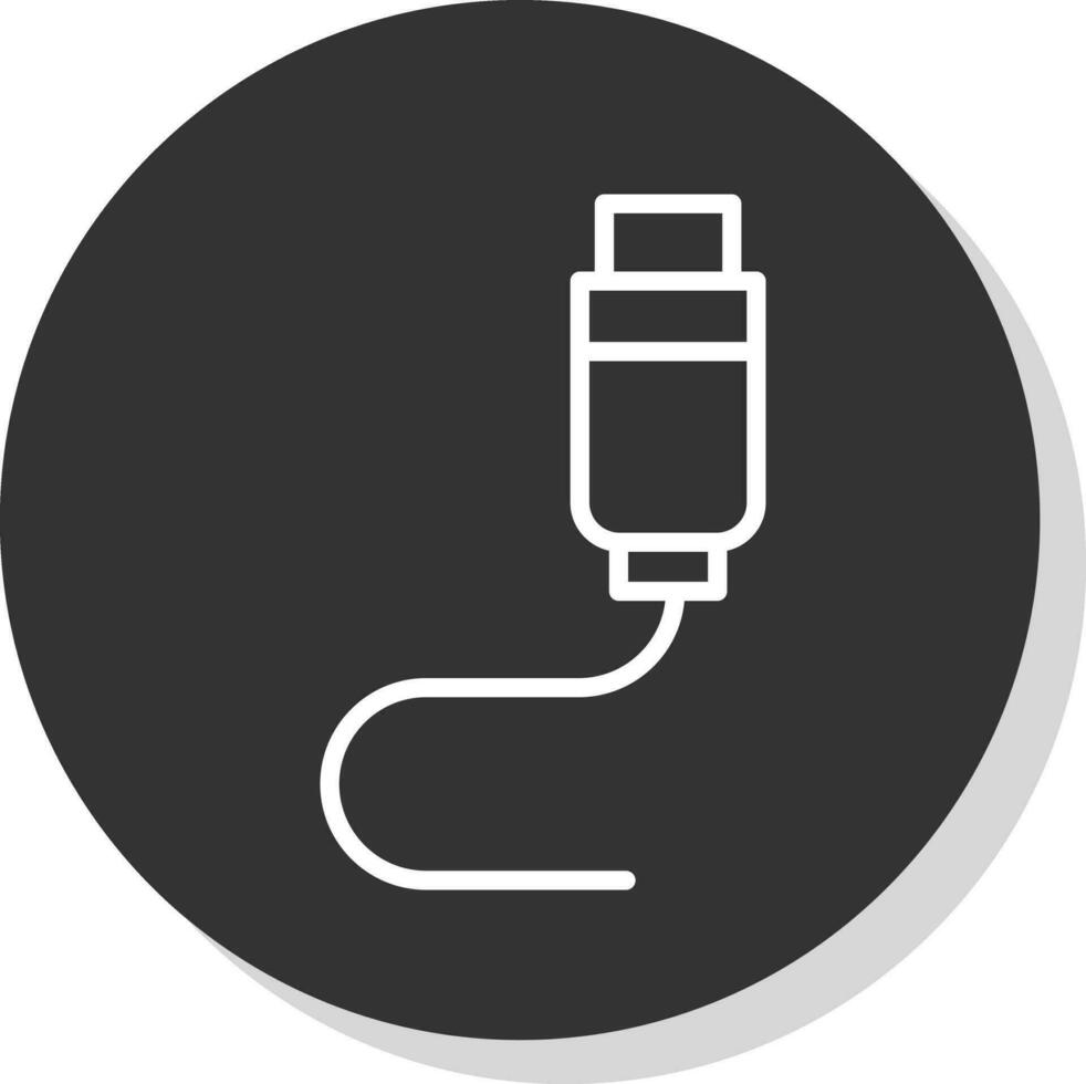 Usb connector Vector Icon Design
