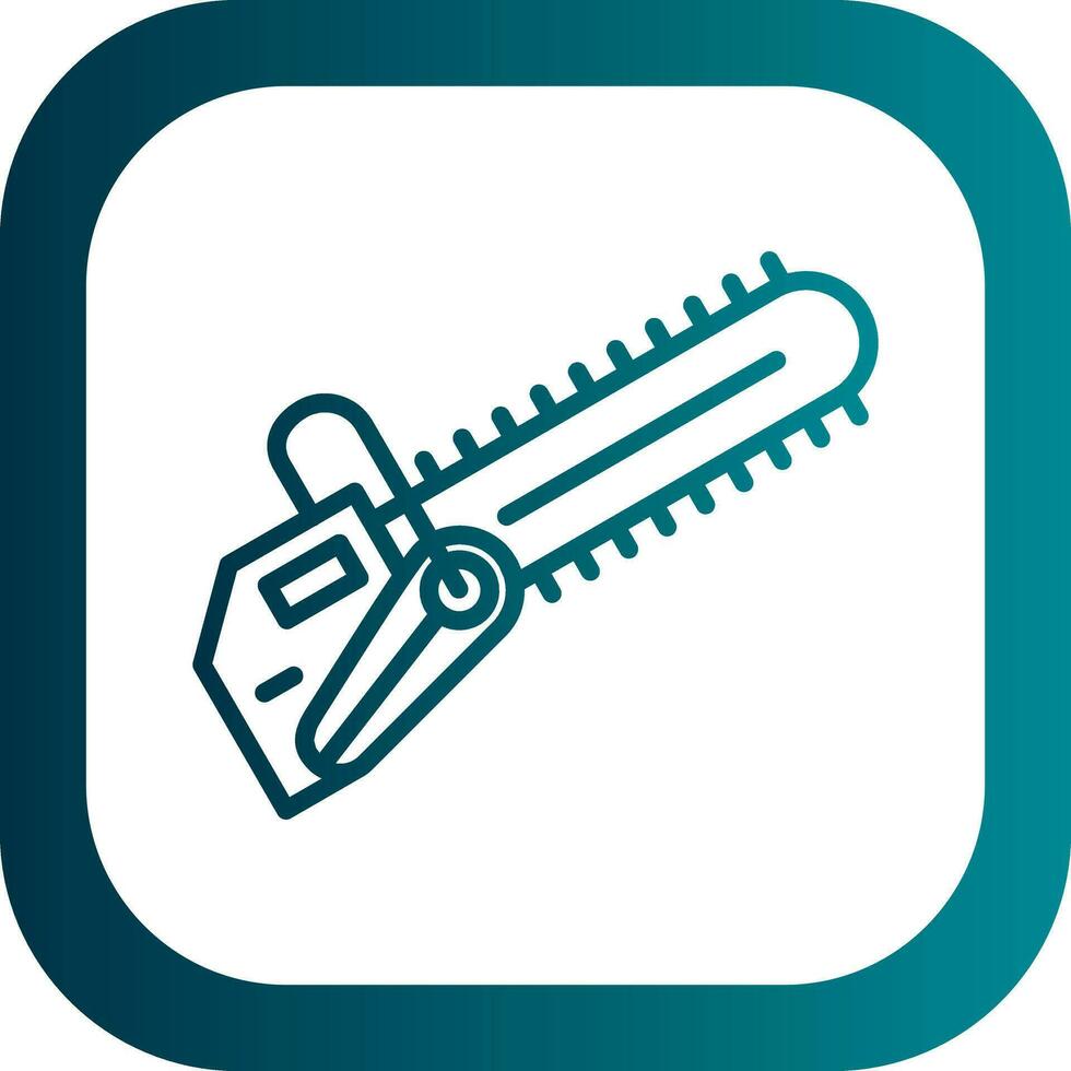 Chainsaw Vector Icon Design