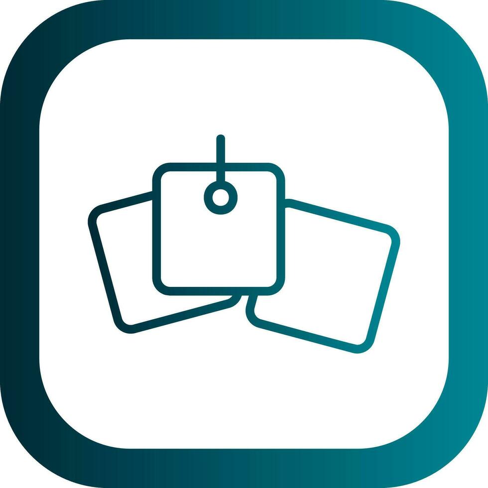 Sticky Notes Vector Icon Design