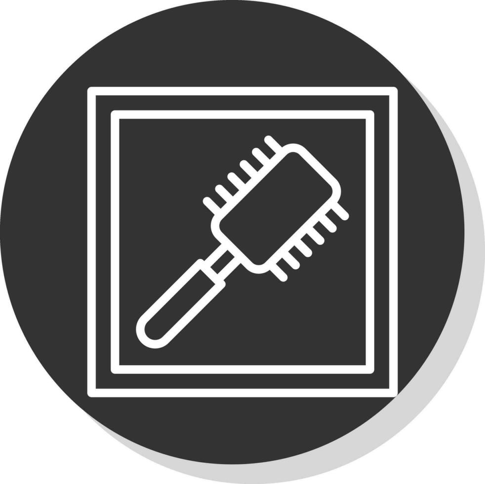 Hairbrush Vector Icon Design