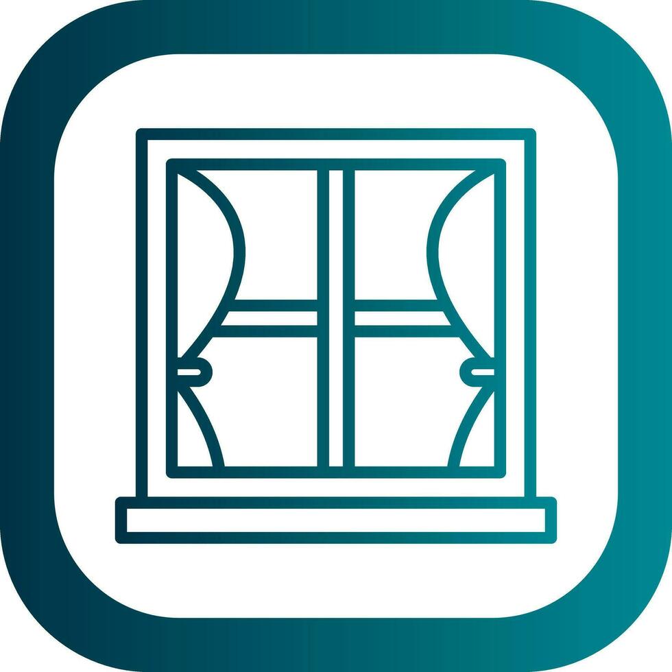 Window Vector Icon Design