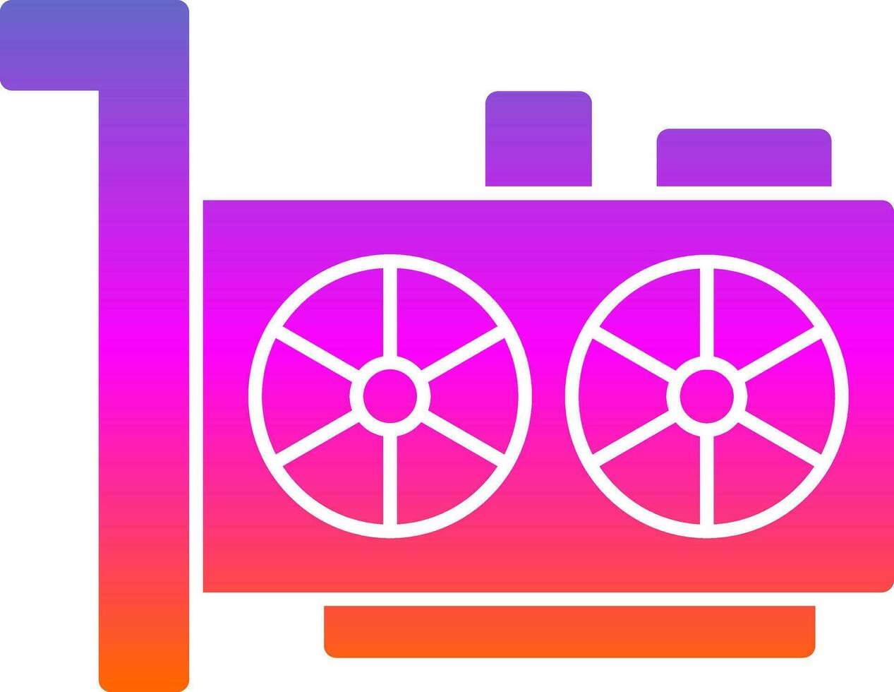 Vga card Vector Icon Design