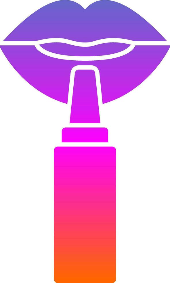 Lip Liner Vector Icon Design
