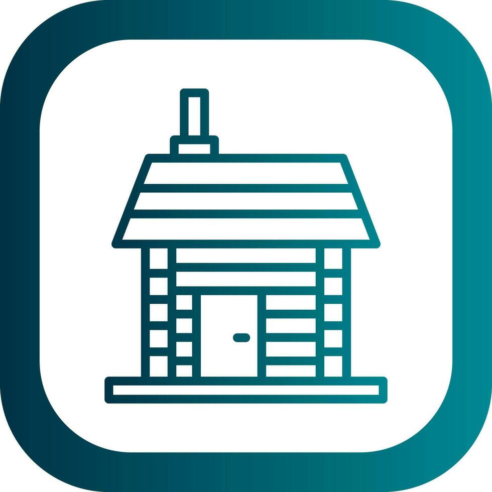 Cabin Vector Icon Design