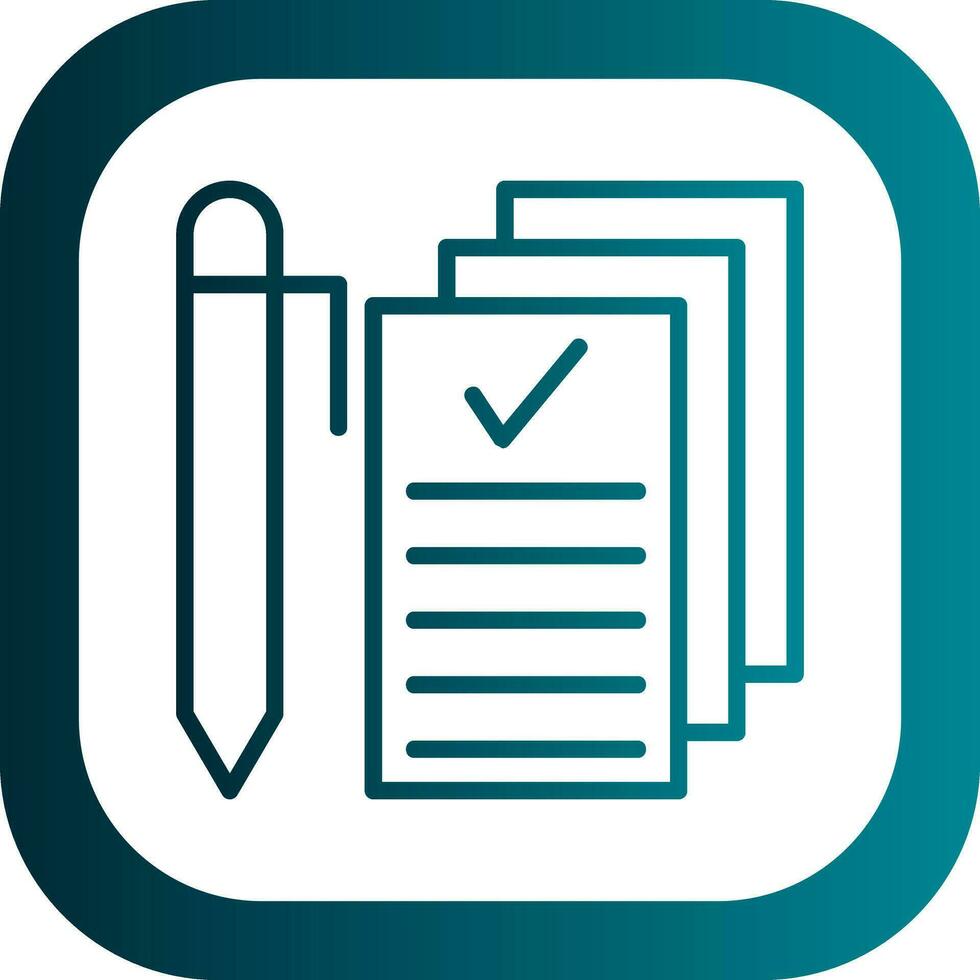 Checklist Vector Icon Design