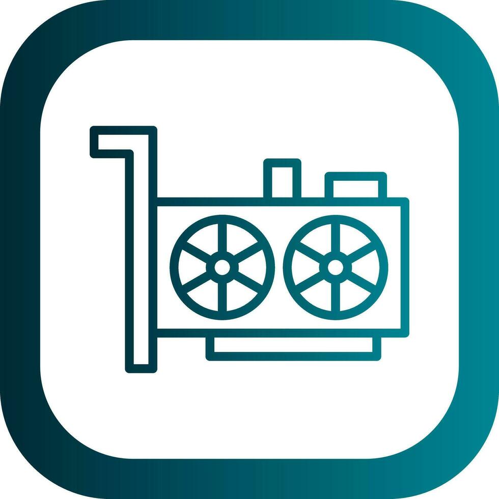 Vga card Vector Icon Design