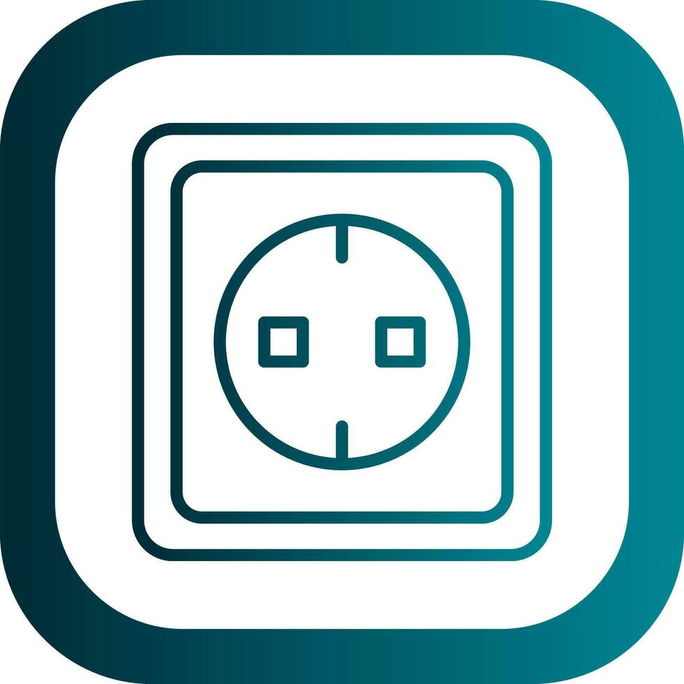 Electric socket Vector Icon Design