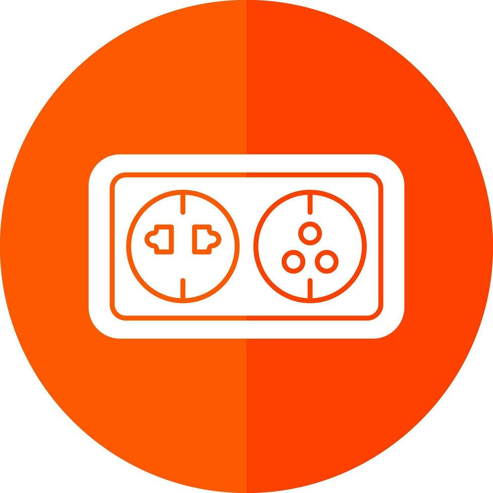 Wall socket Vector Icon Design