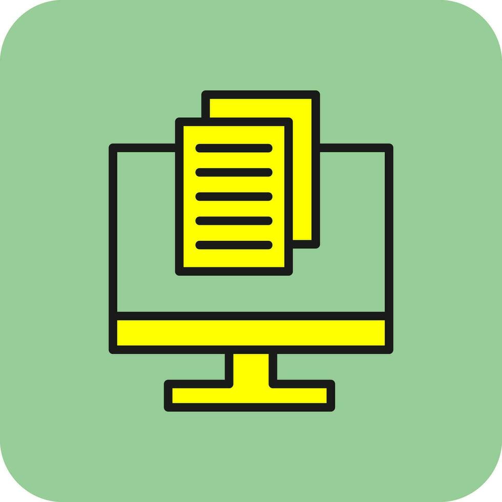 Desktop Vector Icon Design