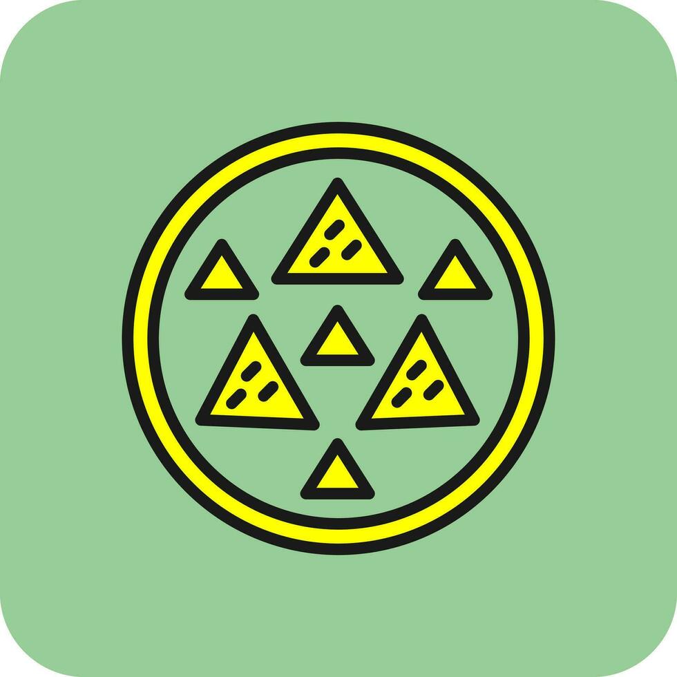 Nachos Vector Icon Design