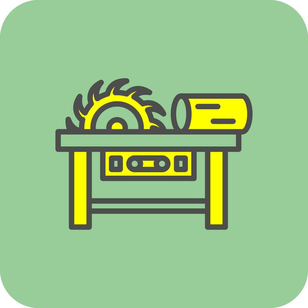 Sawmill Vector Icon Design