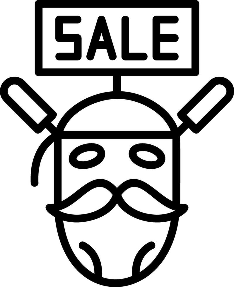 Sale Pirate Vector Icon Design