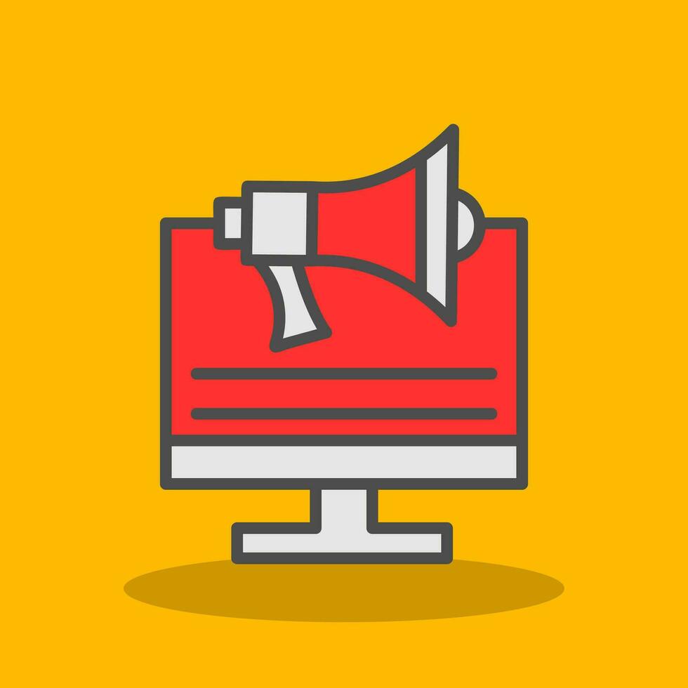 Megaphone Vector Icon Design