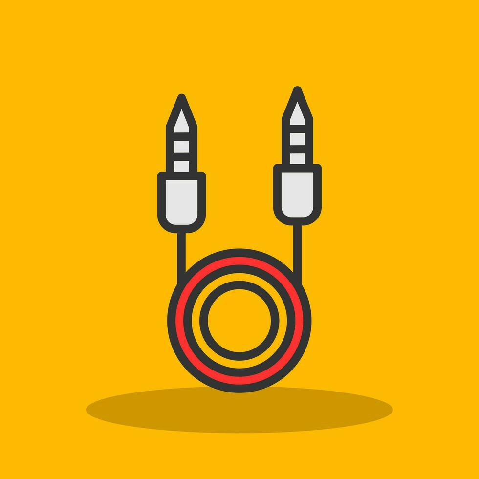 Sound cable Vector Icon Design