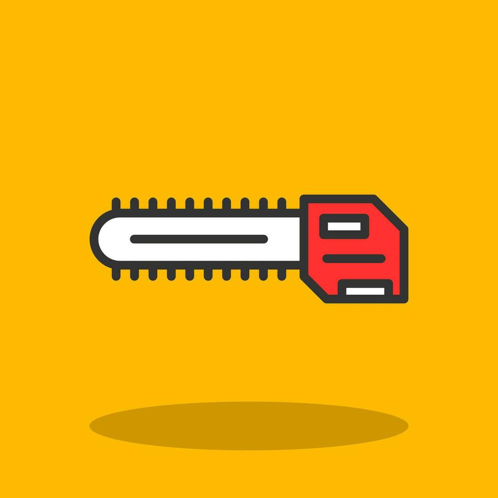 Chainsaw Vector Icon Design