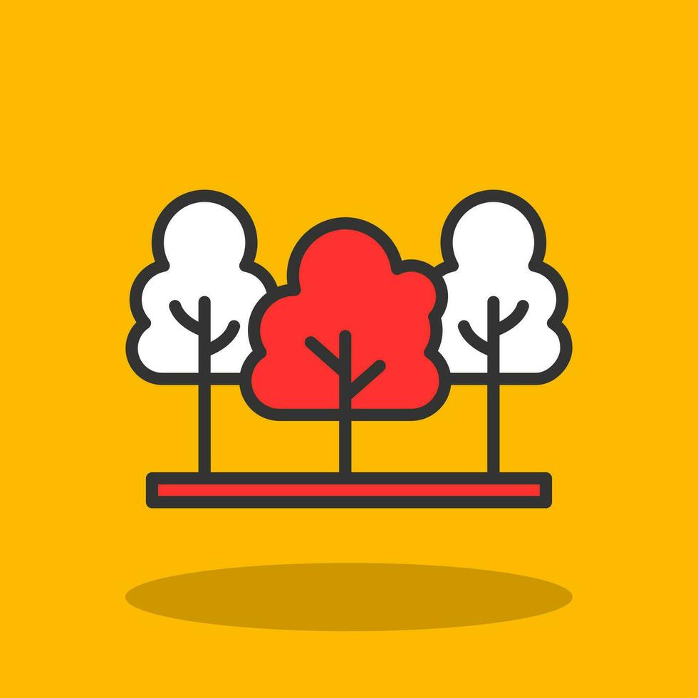 diseño de icono de vector de árbol