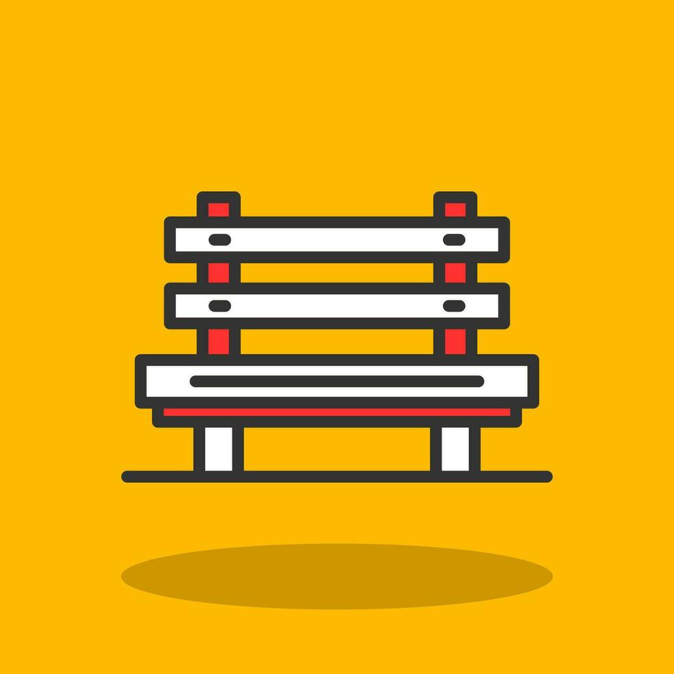 Bench Vector Icon Design