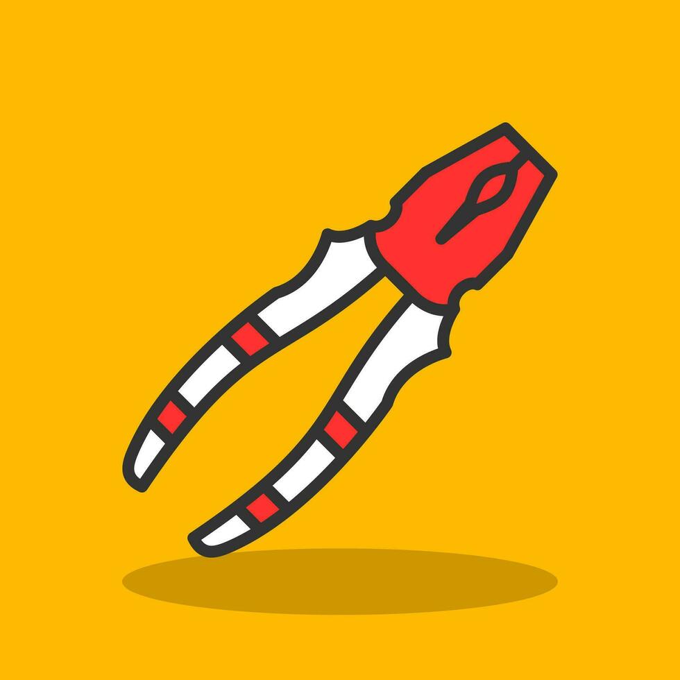 Pliers Vector Icon Design