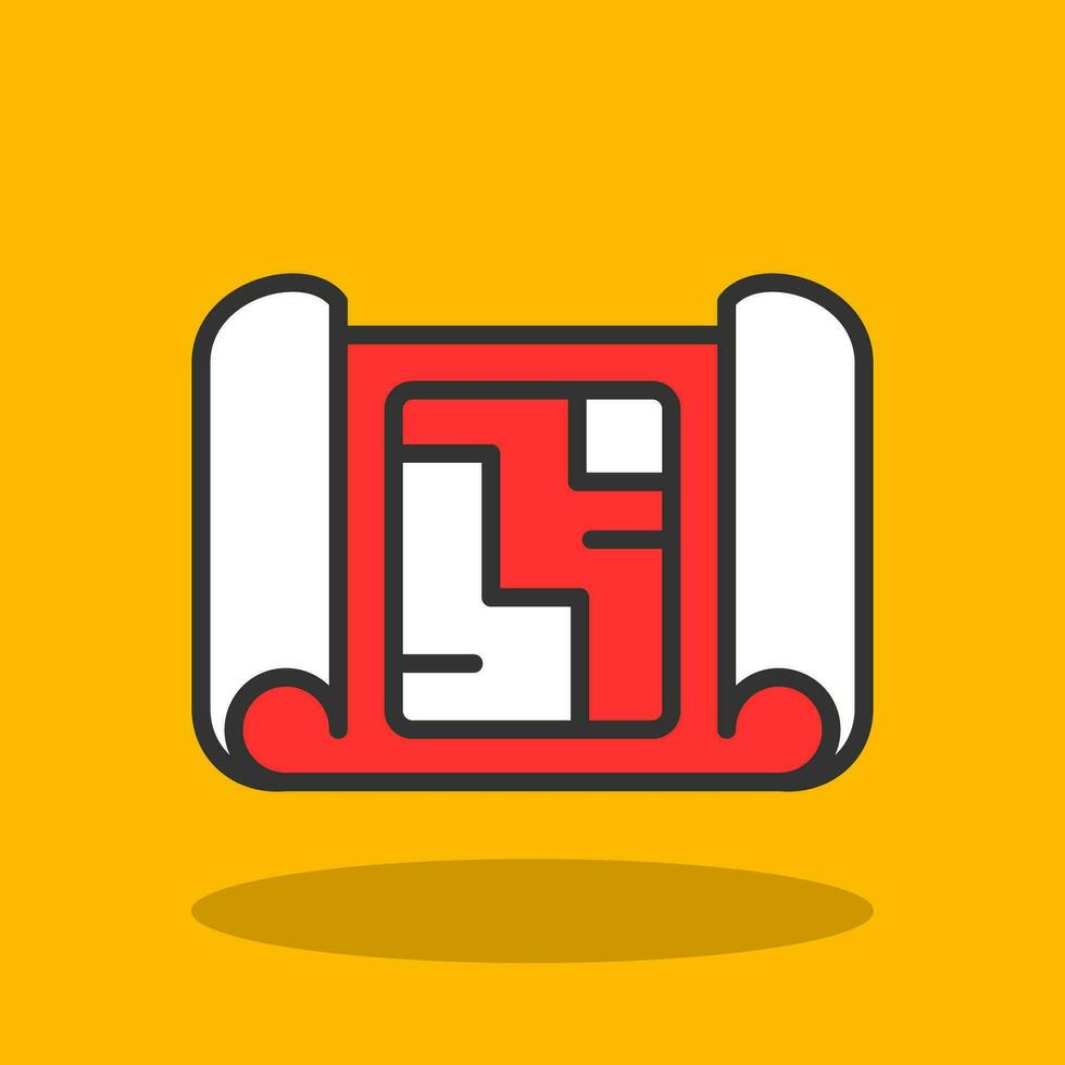 Blueprint Vector Icon Design