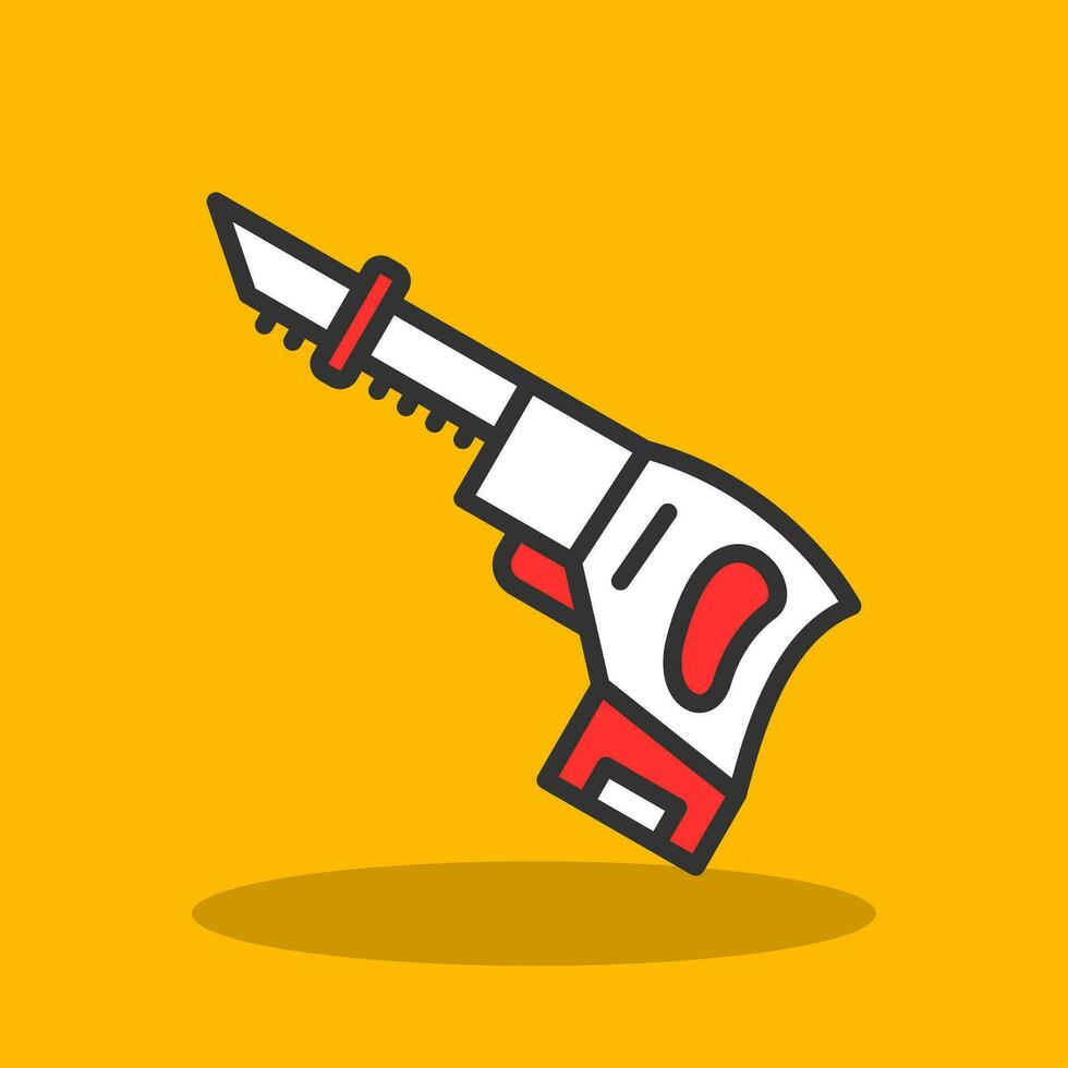 Sabre saw Vector Icon Design