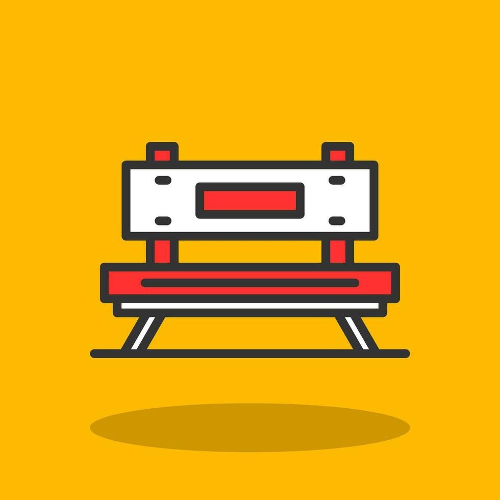 Bench Vector Icon Design