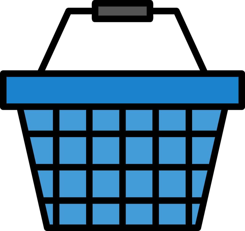 Shopping Basket Vector Icon Design