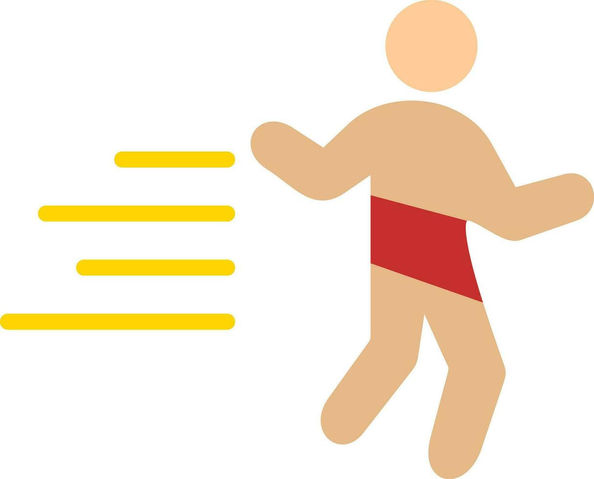 Shopping Sprinter Vector Icon Design