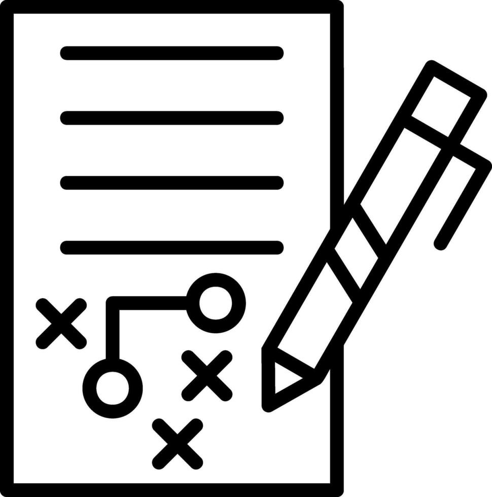 Planning Vector Icon Design