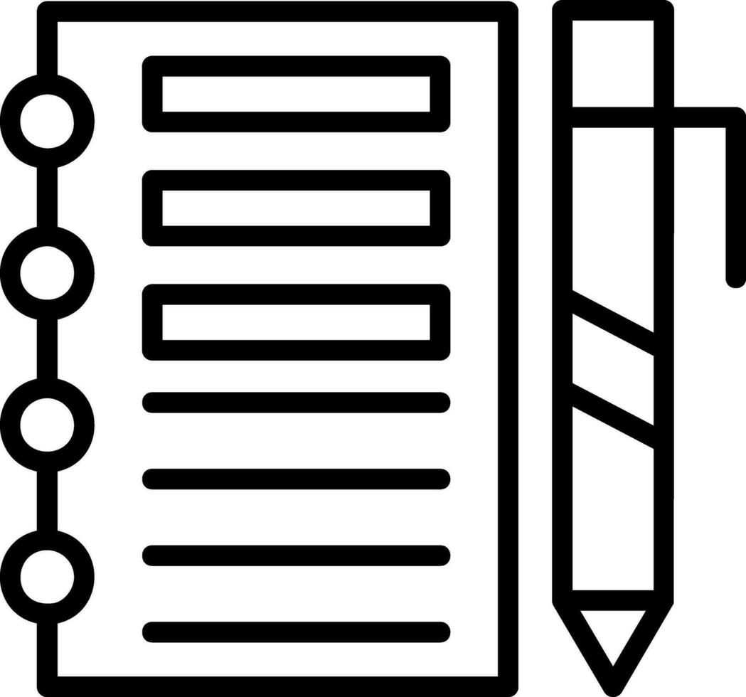 Notepad Vector Icon Design