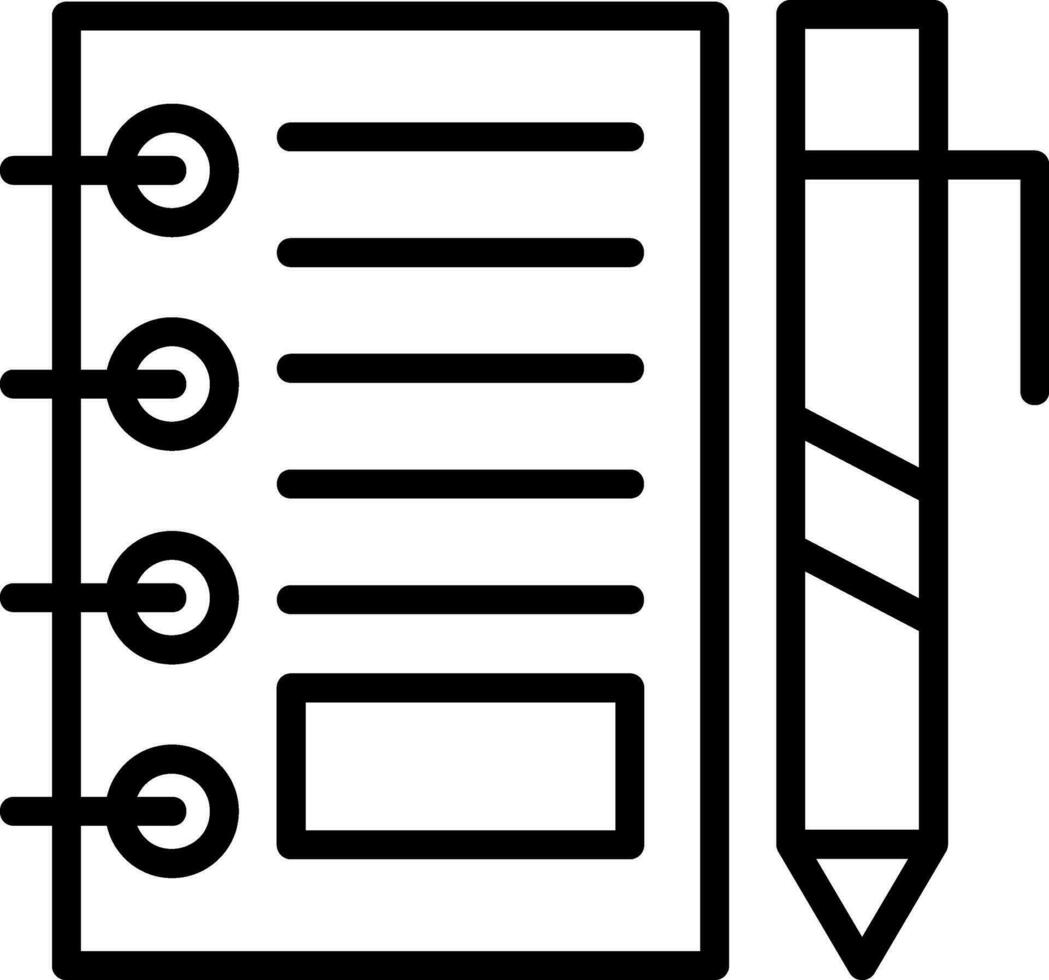 Notepad Vector Icon Design