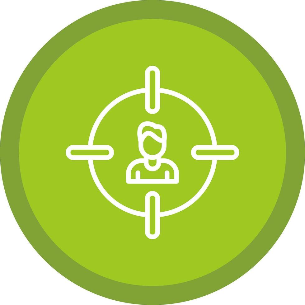Target Audience Vector Icon Design