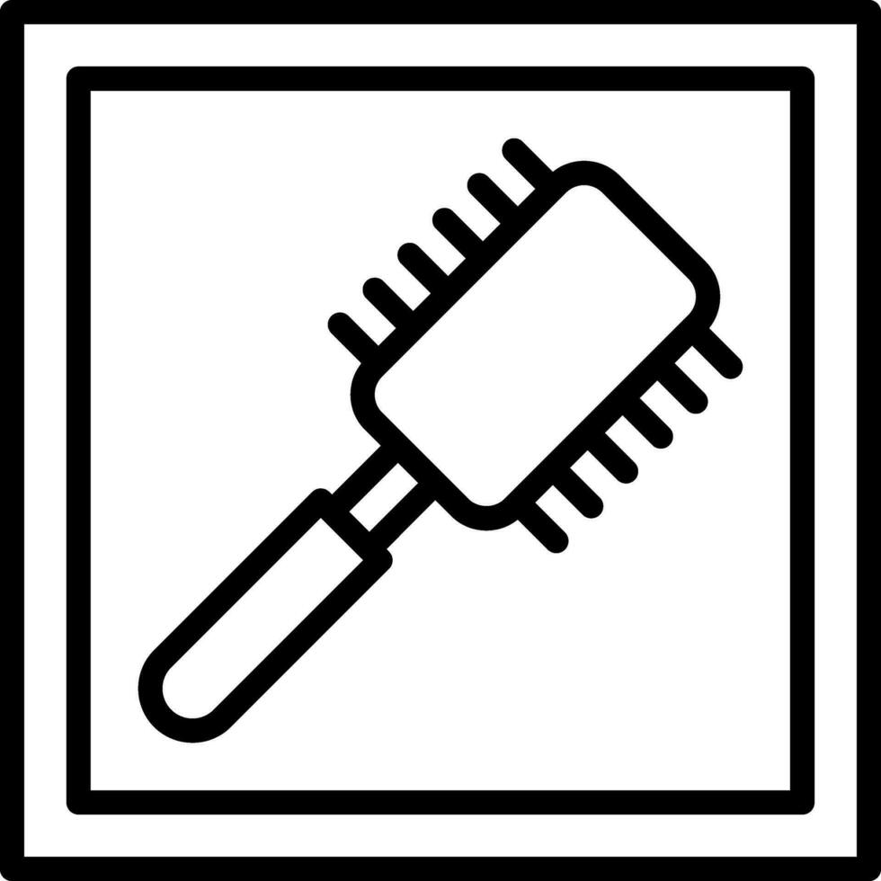 Hairbrush Vector Icon Design