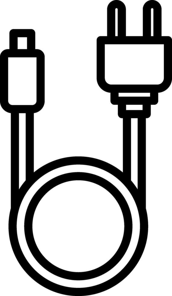 Search Cable Vector Icon Design