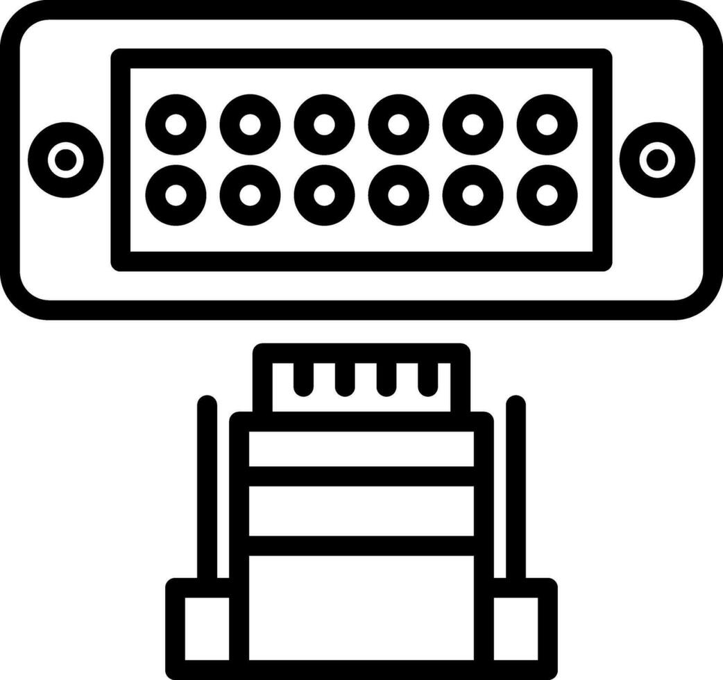Vga Vector Icon Design