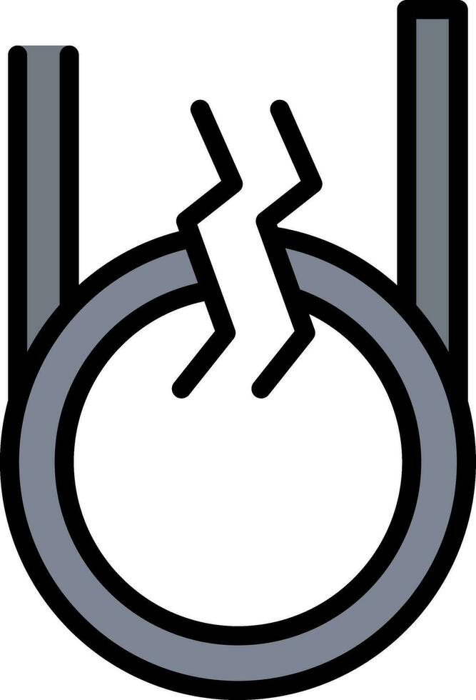 Cable blocked Vector Icon Design