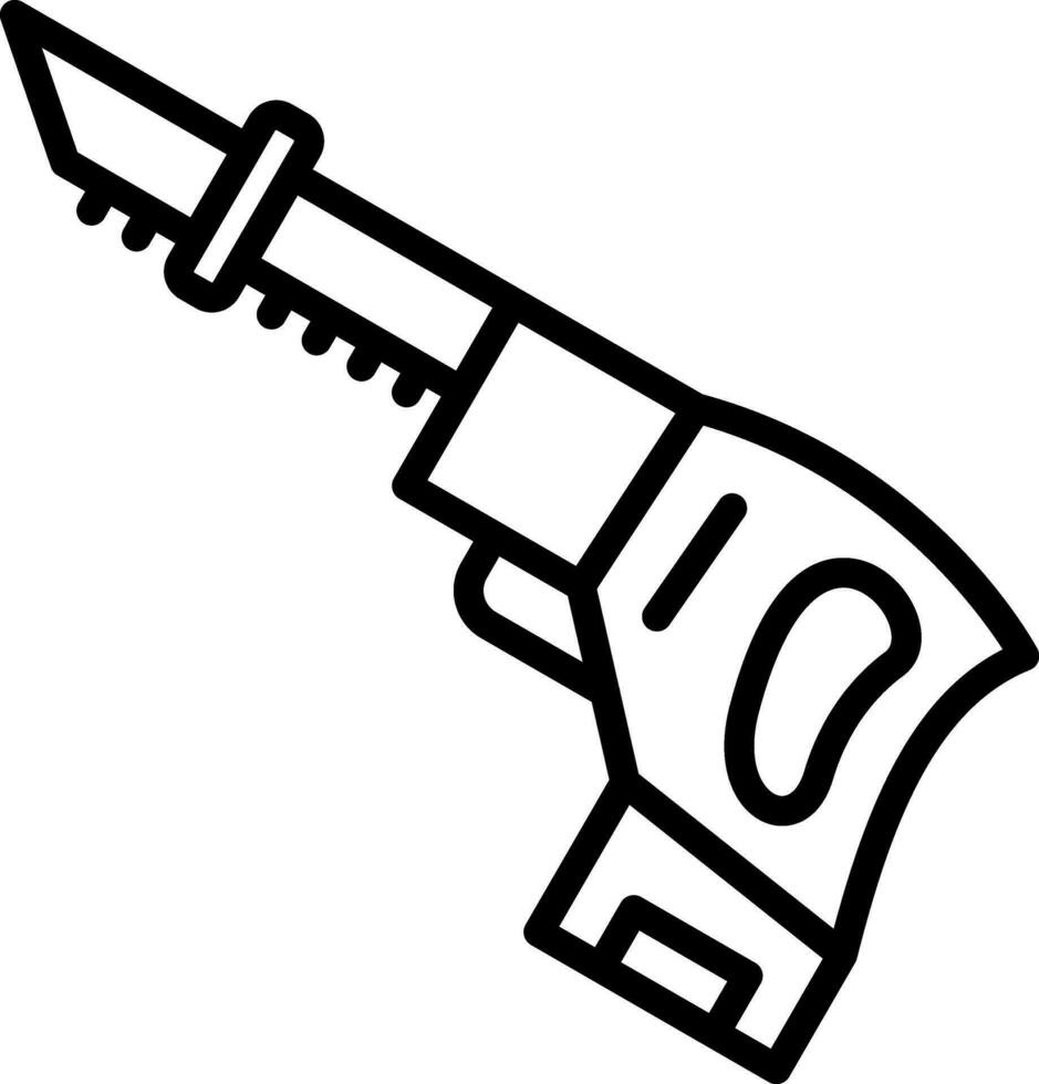 Sabre saw Vector Icon Design