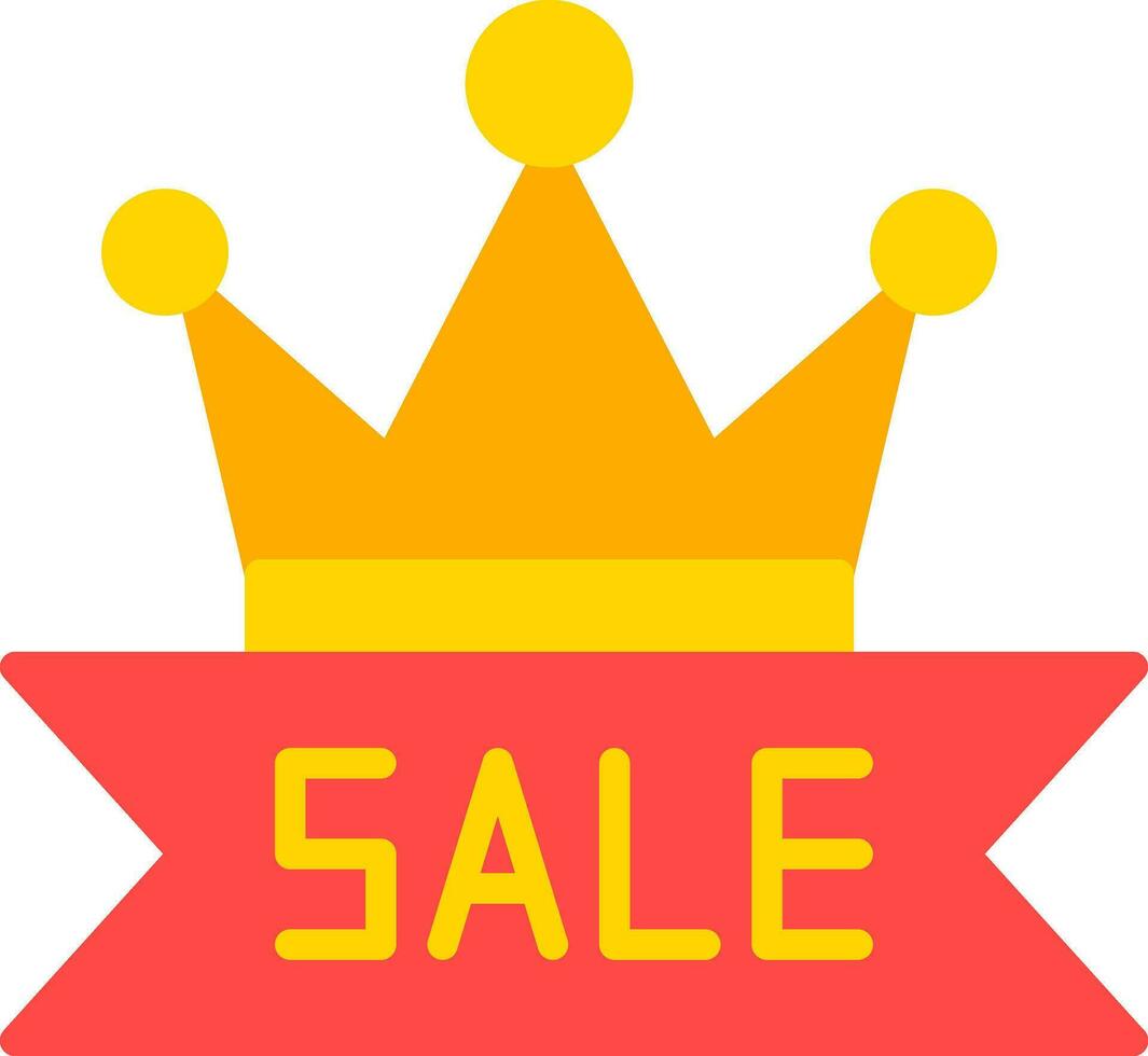 Sale Crown Vector Icon Design