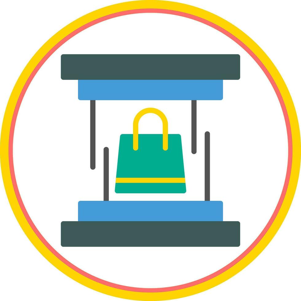 Shopping Teleporter Vector Icon Design