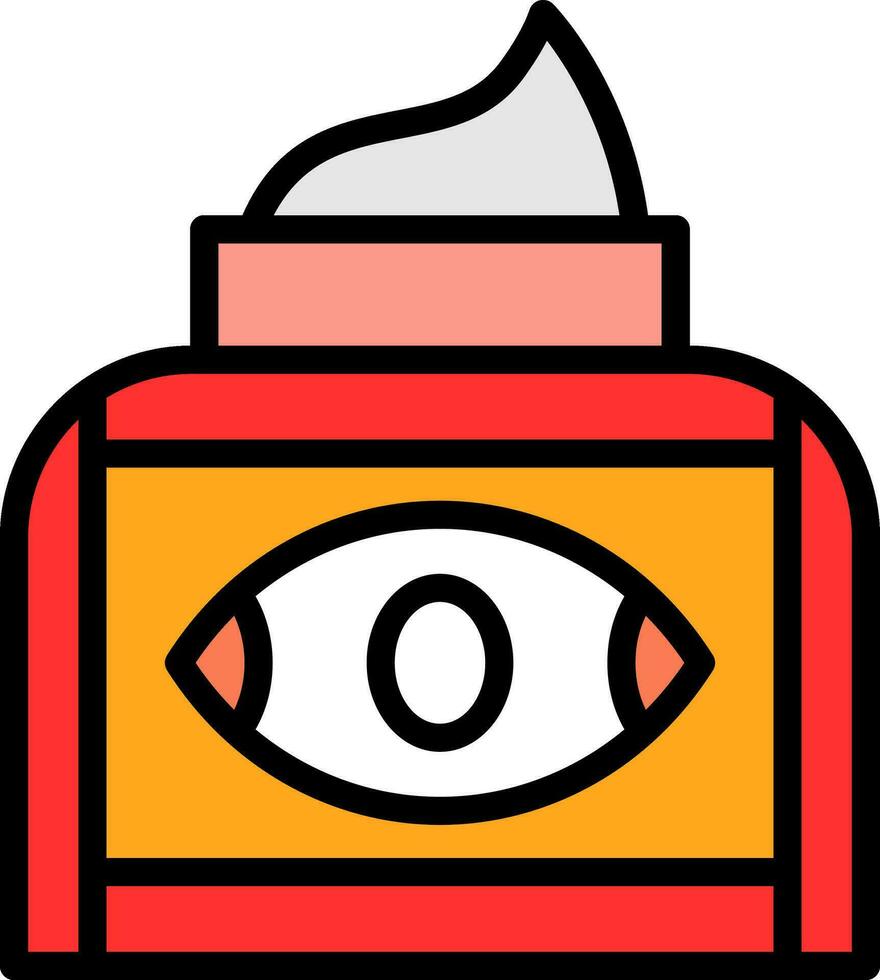 Eye Cream Vector Icon Design