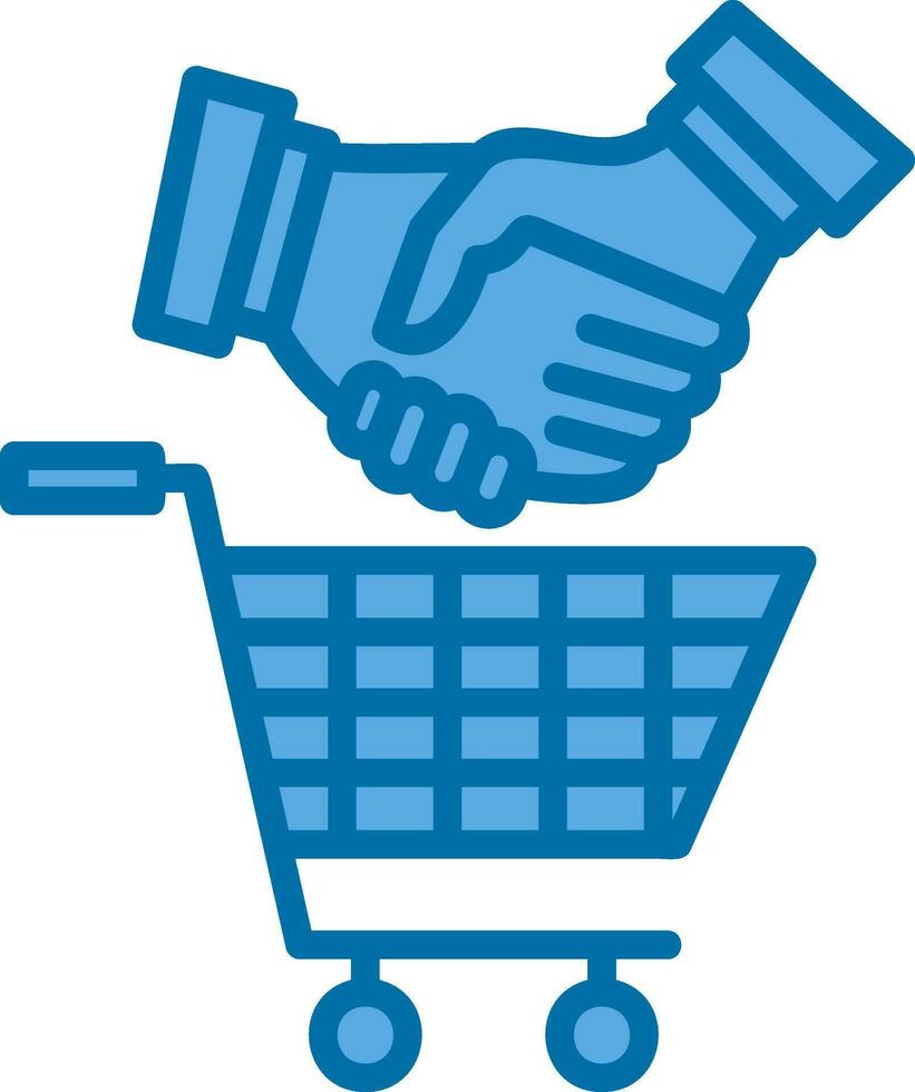 compras apretón de manos vector icono diseño