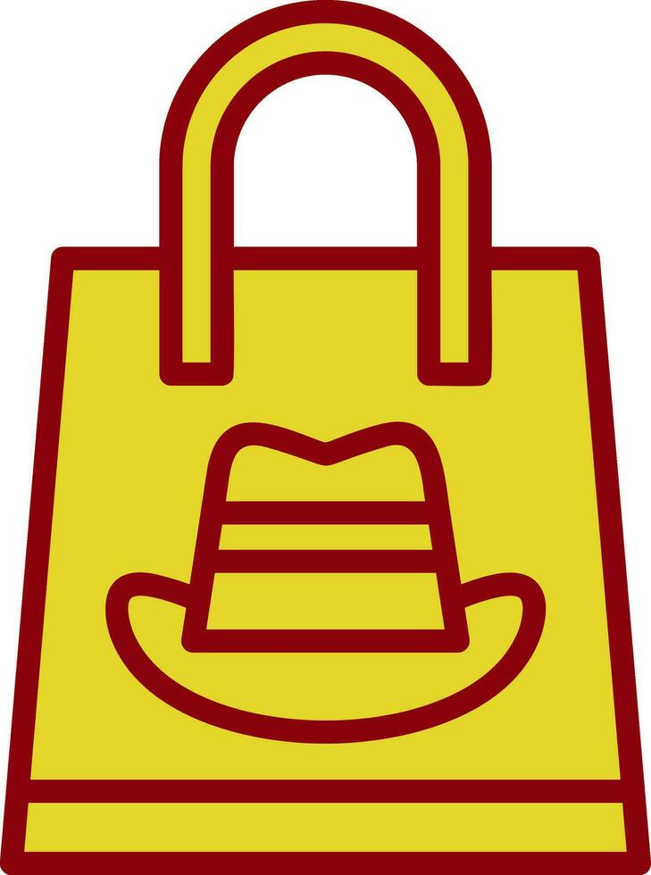 Shopping Cowboy Vector Icon Design