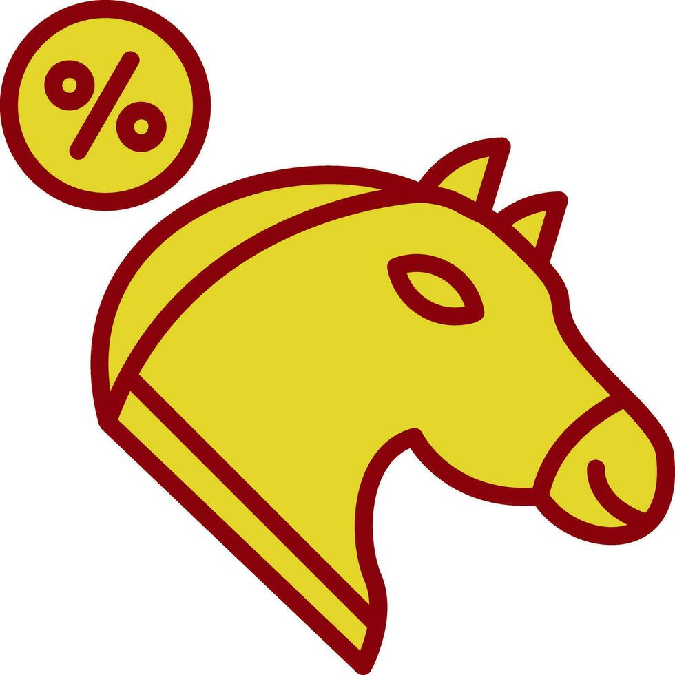 descontado unicornio vector icono diseño