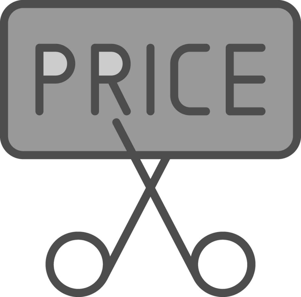 Price Slash Vector Icon Design